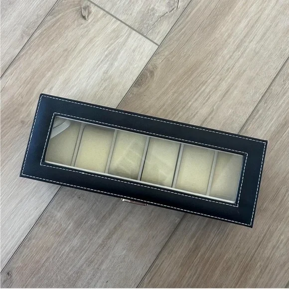 Six Slot Men’s Watch Box - Picture 3 of 4